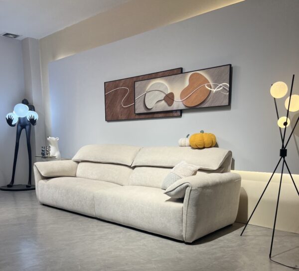 4 Seater Sofa - Brown - Image 3