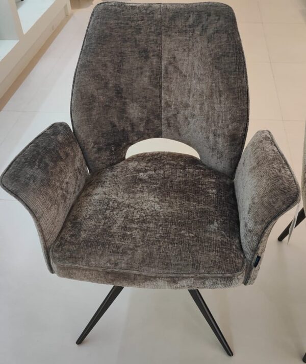 Dining Chair - Dark Grey Fabric