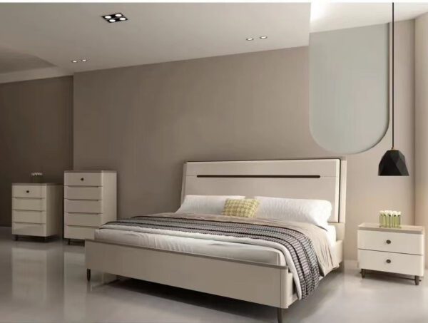 King Size Bed (White)